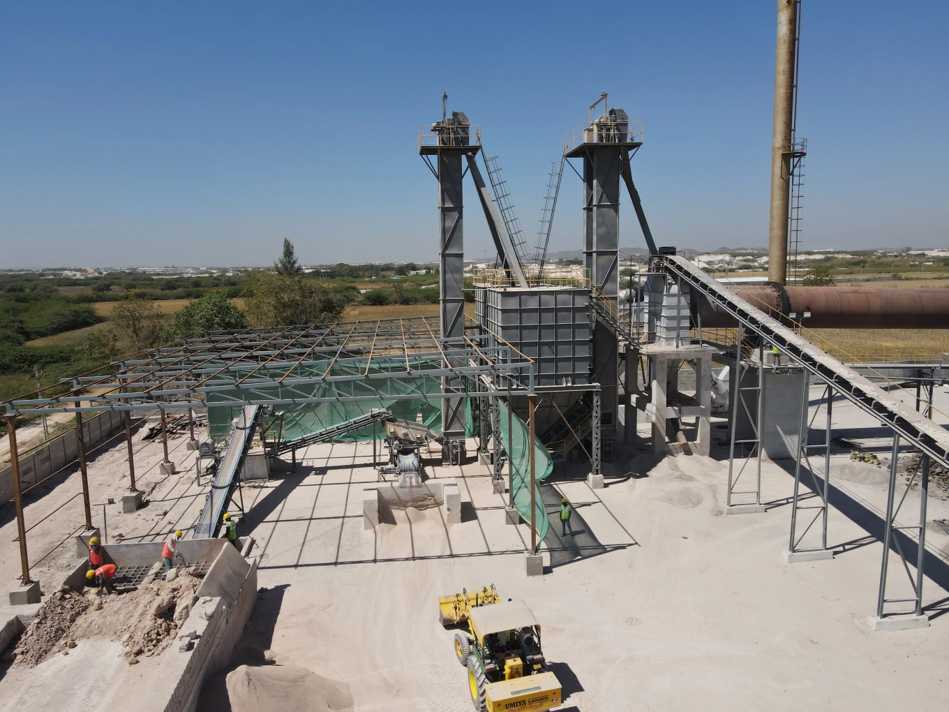 Factory Aerial View